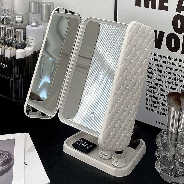Blisella™ Glow 3-Panel LED Makeup Mirror