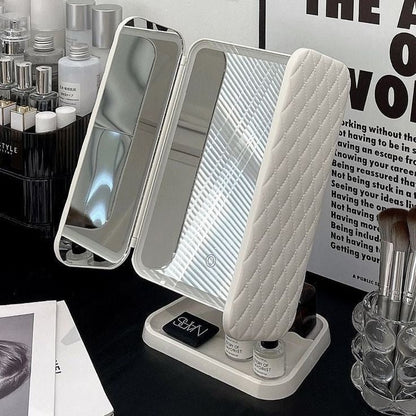 Blisella™ Glow 3-Panel LED Makeup Mirror